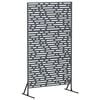 vidaXL Zaslon za privatnost 100 x 50 x 180 cm Čelik Antracit