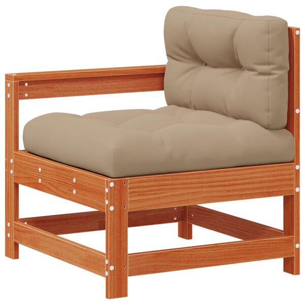 vidaXL Set lounge namje&scaron;taja za vrt 10 pcs Vosak Smeđa