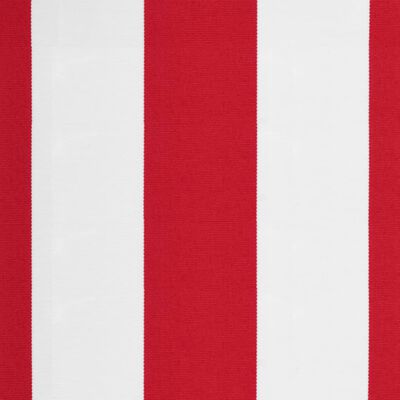 vidaXL Zamjenska tkanina za tendu crveno-bijela prugasta 5 x 3 m