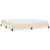 vidaXL Okvir za krevet bez madraca krem 200x200 cm od tkanine
