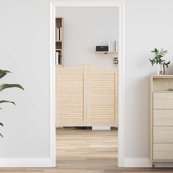 vidaXL Okretna vrata s re&scaron;etkama Dizajn 2 para 80x80 cm Puno Drvo Bor