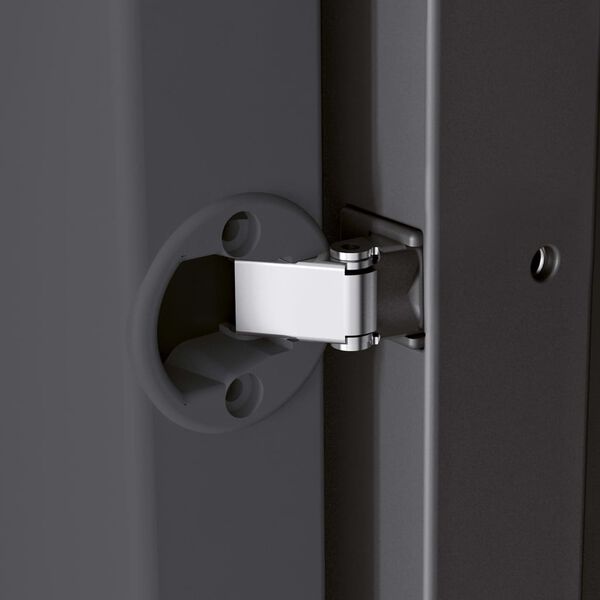 Keter niski ormarić za pohranu Garage XL crno-srebrni 99 cm