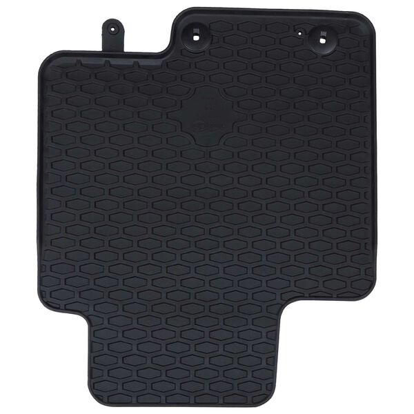 vidaXL Auto tepih 4 pcs Crna prikladno za Hyundai i20 , BAYON Guma