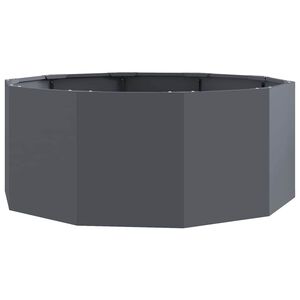 vidaXL Sadilica Antracit 90 x 90 x 35 cm Čelik