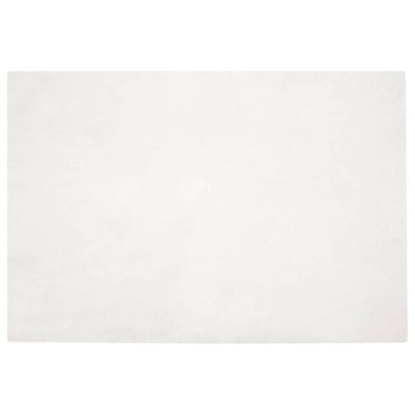 vidaXL Faux Rabbit Fur Rug Olite Krema 120 x 170 cm Poliester