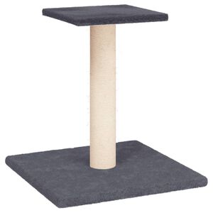 vidaXL Grebalica za mačke s platformom tamnosiva 38 cm