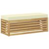 vidaXL Set vanjskih sofa Bijela i krem 115 x 43 x 45 cm