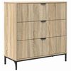 vidaXL Kreveta Sonoma hrast 79,5 x 33 x 82 cm Konstruirano drvo