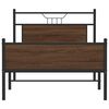 vidaXL Okvir kreveta bez madraca smeđa boja hrasta 100 x 200 cm drveni