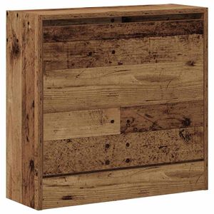 vidaXL Ormar za cipele 60 x 21 x 57 cm Konstruirano drvo Staro drvo