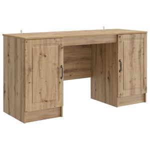 vidaXL Stol Hrast artisan 142,5 x 50 x 75 cm Konstruirano drvo