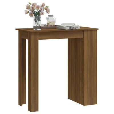 vidaXL Barski stol sa stalkom boja hrasta 102 x 50 x 103,5 cm iverica
