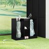 vidaXL Golf ormar Jednobojno Crni hrast 102 x 45 x 85,5 cm