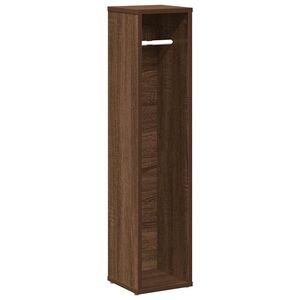 vidaXL Kupaonski ormarić s držačem za role, smeđi hrast 20,5x20x90 cm