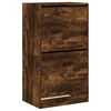 vidaXL Ormarić za cipele s 2 ladice boja hrasta 60 x 42 x 108 cm