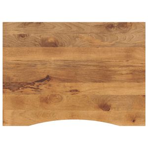vidaXL Ploča za radni stol zaobljena 110x80x2,5 cm od drva manga