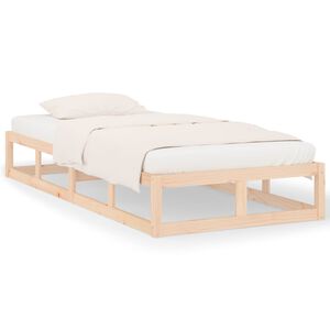 vidaXL Okvir za krevet 90x200 cm od masivne borovine