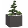 vidaXL Sadilica crna 100x100x80 cm od čelika