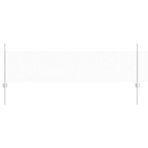 vidaXL Ograda s postovima Srebrna