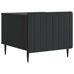 vidaXL Kava Stol s ladicama Crna 49 x 50 x 42 cm Konstruirano drvo