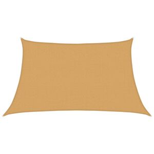 vidaXL Jedro za za&scaron;titu od sunca 160 g/m&sup2; Trapezoidni pijesak 3/4x2 m HDPE