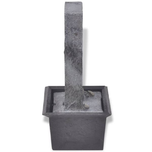 vidaXL Unutarnja Fontana s LED Svjetlom od Poli-smole