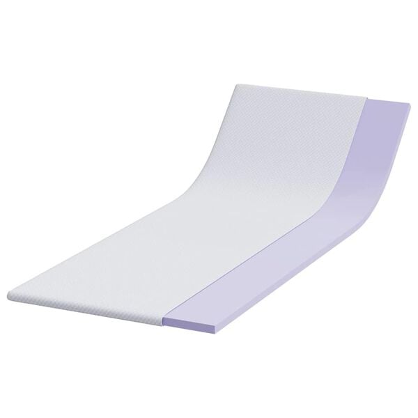 vidaXL Nadmadrac Bijelo 80 x 200 cm Jakard tkanina