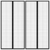 vidaXL Zastori protiv insekata 2 kom s magnetima 220 x 100 cm crni