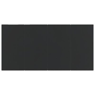 vidaXL 7-dijelni vrtni blagovaonski set s jastucima crni