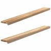 vidaXL Prozorske klupice 2 kom 140x15x2 cm netretirane masivne hrast