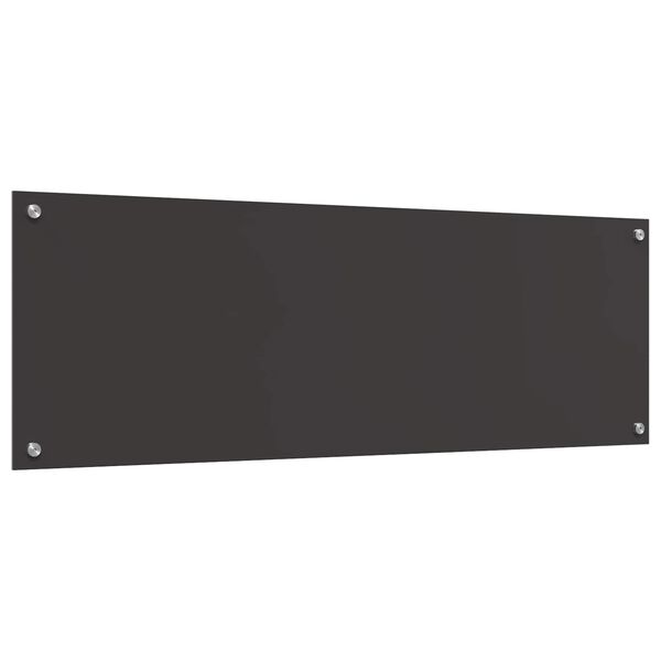 vidaXL Kuhinjski za&scaron;tita Tamno siva 120 x 40 x 0,6 cm