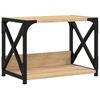 vidaXL Stalak za pisač 2 razine boja hrasta 44 x 26 x 31,5 cm drveni