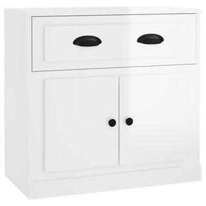 vidaXL Komoda sjajna bijela 70x35,5x67,5 cm od konstruiranog drva