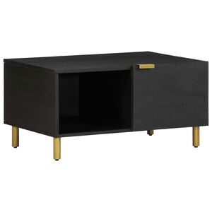 vidaXL Stolić za kavu crni 80 x 50 x 40 cm od konstruiranog drva