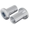 vidaXL Sigurnosna matica 2 kom. Nikla M6 x 15 mm Čelik