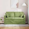 vidaXL Sofa Svijetlo zelena 138 x 78 x 80 cm Bar&scaron;un