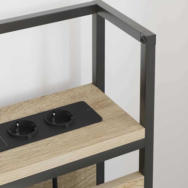 vidaXL Skladišno uzglavlje sonoma hrast 75 cm Konstruirano drvo