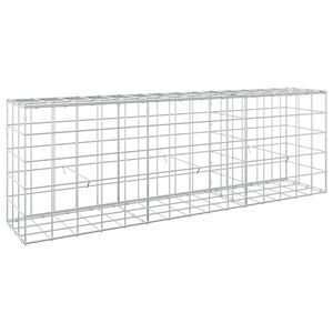 vidaXL Gabion s žicom debljine 5 mm i mrežom 10x10 cm 150x30x50 cm