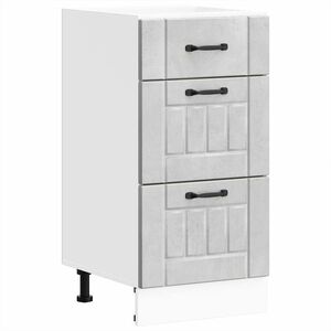 vidaXL Donji kuhinjski ormarić Lucca boja betona konstruirano drvo