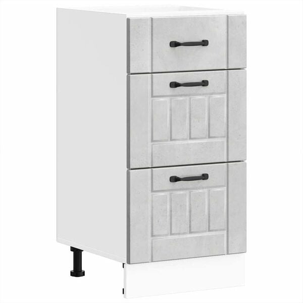 vidaXL Donji kuhinjski ormarić Lucca boja betona konstruirano drvo