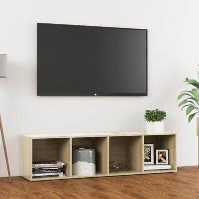 vidaXL TV ormarić boja hrasta 142,5 x 35 x 36,5 cm konstruirano drvo