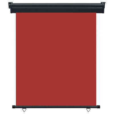 vidaXL Balkonska bočna tenda 140 x 250 cm crvena
