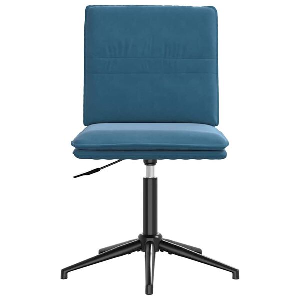 vidaXL Blagovaonske stolice 6 kom plave bar&scaron;unaste