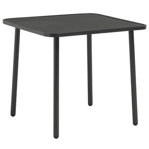 vidaXL Vrtni stol tamno sivi 80 x 80 x 72 cm čelik