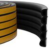vidaXL Samoljepiva brtvila za prozore Crna 12 x 10 mm 25 m EPDM pjena