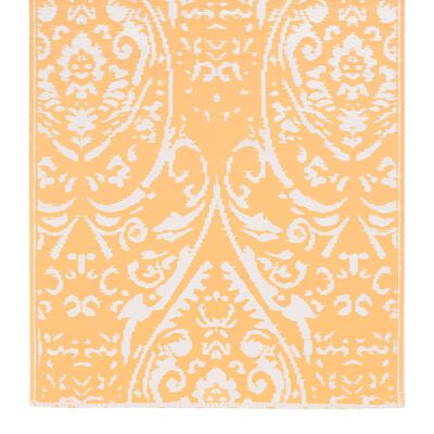 vidaXL Vanjski tepih narančasto-bijeli 160 x 230 cm PP