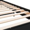 vidaXL Okvir za krevet crni 90 x 190 cm od konstruirano drvo i metal