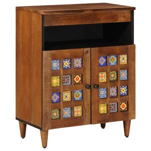 vidaXL Kreveta Orah 60 x 33 x 75 cm Čvrsto drvo manga