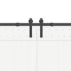 vidaXL Pribor za klizna vrata 427 cm čelični crni