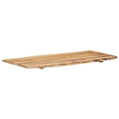 vidaXL Stolna ploča od masivnog bagremovog drva 118 x (50-60) x 2,5 cm